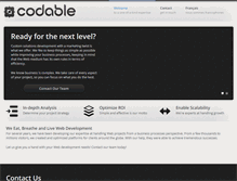 Tablet Screenshot of codable.com